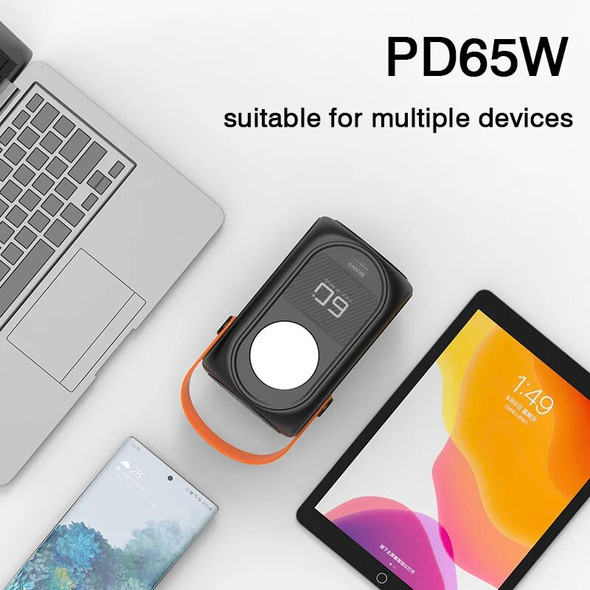 For Laptop 65W 60000mAh Power Bank Fast Charging Power Station Portable External Spare Battery For Macbook iPhone Xiaomi Samsung