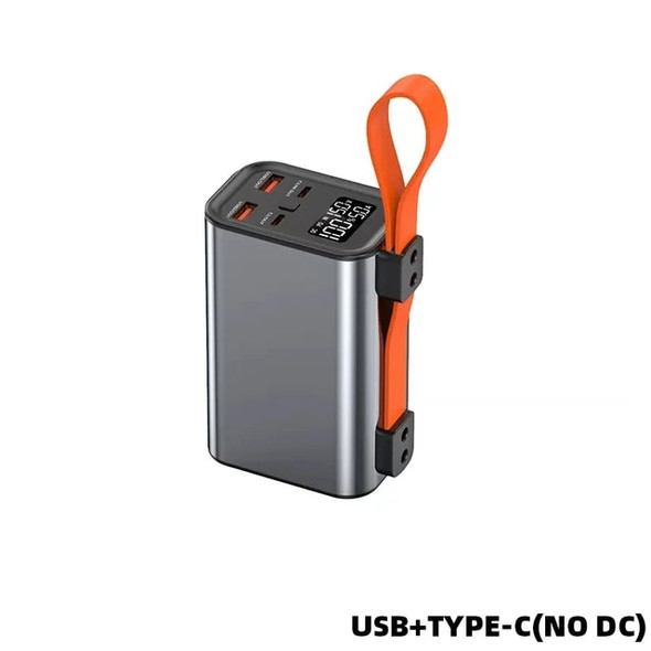 60000mAh Large Capacity Power Bank Station Portable 100W Fast Charger External Battery Powerbank Emergency Power Supply DC Port