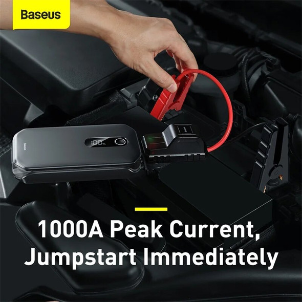 Baseus Car Jump Starter 12000mAh 1000A Portable Emergency Jumpstarter Power Bank 600A Booster Starting Device Charging Powerbank