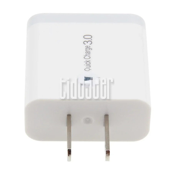 300pcs US Plug USB Quick Charge 3.0 QC3.0 Fast Wall Charger Mobile Phone Travel Adapter for iPhone X Huawei Samsung S10 Xiaomi
