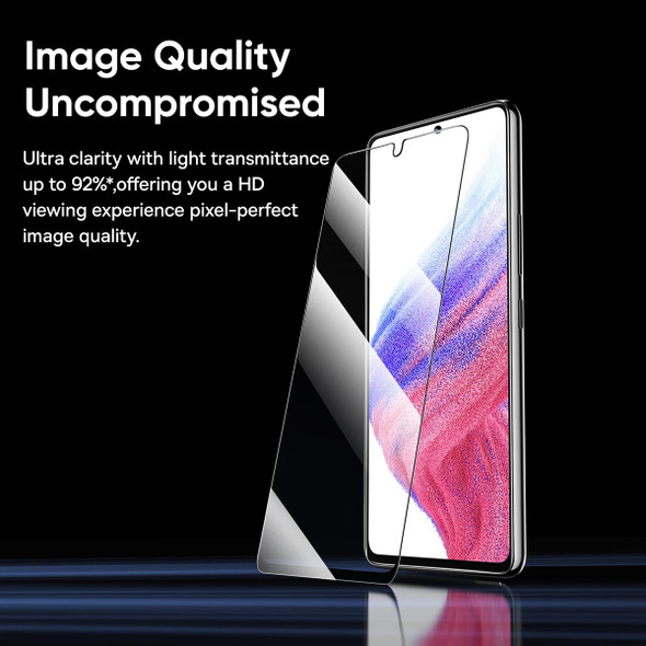 Baseus Tempered Glass For Samsung Galaxy S22 S23 Plus for Samsung A52S A03S A13 A53 A33 Screen Protectors Full Cover Clear Film