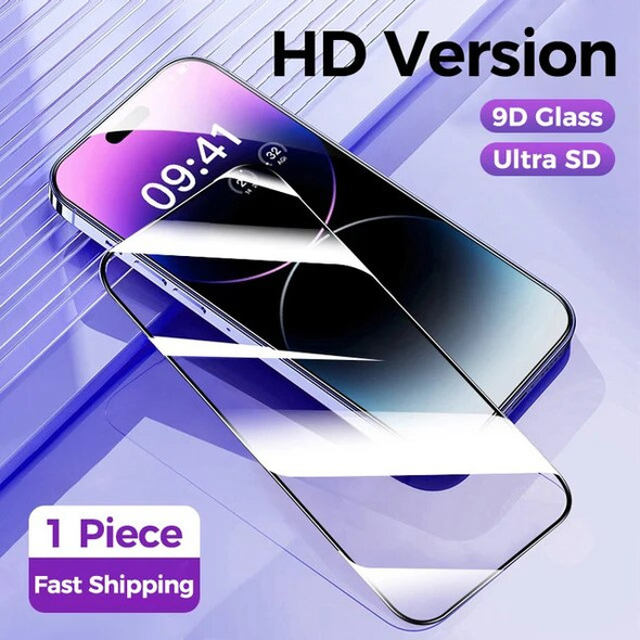 Joyroom 9H Glass Screen Protector for iPhone 15 Pro Max Full Screen Shatterproof Tempered Glass Protection for iPhone 14 13 Pro