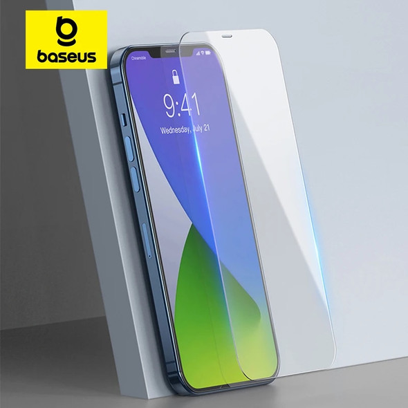 Baseus 2PCS Tempered Glass for iPhone 14 13 12 Pro Max Screen Protector for iPhone X XS XR Max for iPhone 11 13 Pro Max Plus