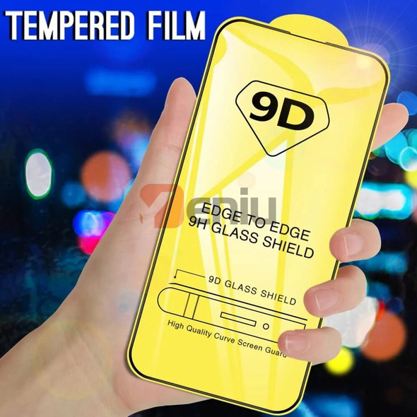 500pcs 9D Tempered Glass Full Screen Protector Flim Guard 9H Glass Shield For Iphone 11 12 13 14 Pro Max X XR XS 6 7 8 Plus