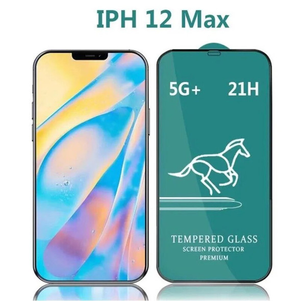 500Pcs High Quality 21D Full Cover Screen Protector Tempered Glass for iPhone 13 11 12 14 Pro Max 7 8 Plus Glass Film Wholesale