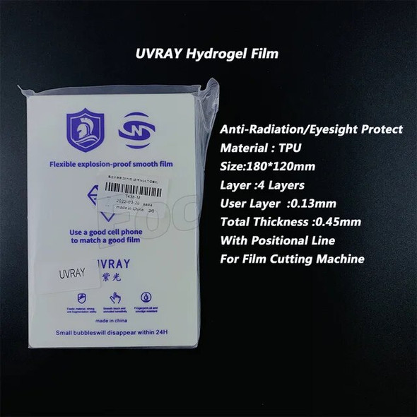 50Pcs Mobile Phone Front Protect HD Matte Flexible Hydrogel Film For Blade Cutting Machine Plotter Screen Protector Film Cut