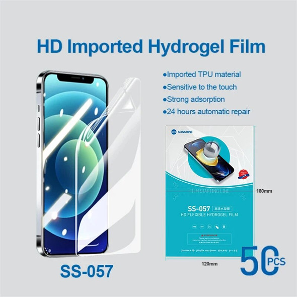 Sunshine SS 057 HD Self-Repair Soft Hydrogel Films For Cellphone Tablet Screen Protector Sheet SS-890C Cutting Machine Plotter
