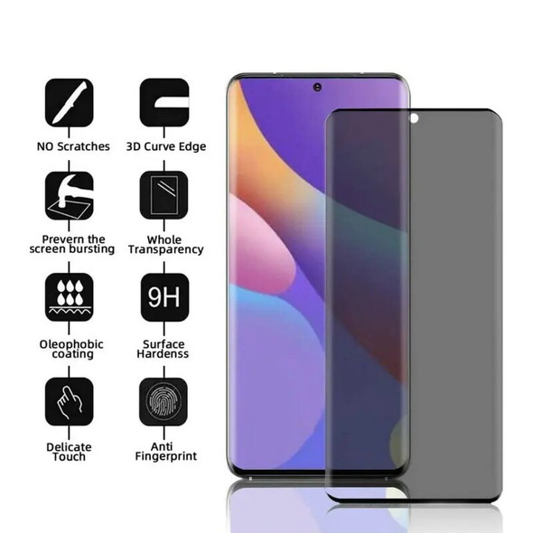 Free Post 50pcs Anti Peeping Tempered Glass Screen Protector For HuaWei Honor 50 Play 20 5T SE X10 X20 Mate 20 30 Lite 5G