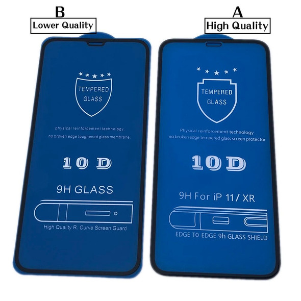 100pcs/lot Tempered Glass For iPhone 14 pro max 8 plus Screen Protector Film Luxury Full Cover 10D with Retail package wholesale