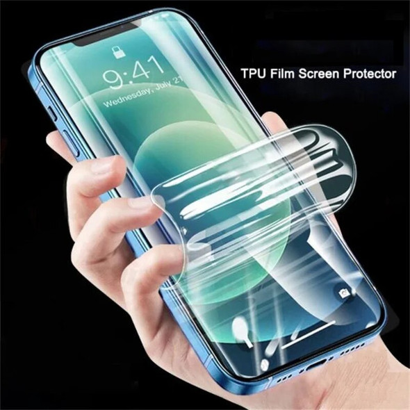 100Pcs/Lot HD Hydrogel Film For iPhone 14 13 Pro Max 13mini 12 11 Pro XR XS 7 8 Plus SE Soft Anti-scratch Screen Protector