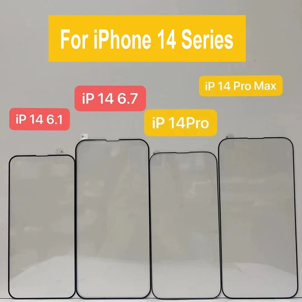 100pcs Full Cover Protective Glass On For iPhone 14 Pro Max Screen Protector Tempered Glass Film