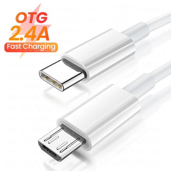 Type C to Micro USB Cable Fast USB Type-C Adapter for Samsung Huawei Xiaomi MacBook Pro OTG Mobile Phone Micro USB Cable