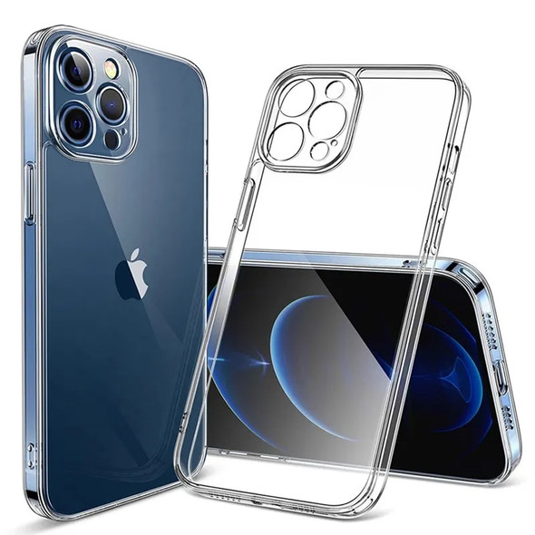 Clear Phone Case For iPhone 12 13 Pro Max Mini Case Silicone Soft Cover For iPhone 11 14 Pro XS Max XR X 8 7 15 Plus Back Cover