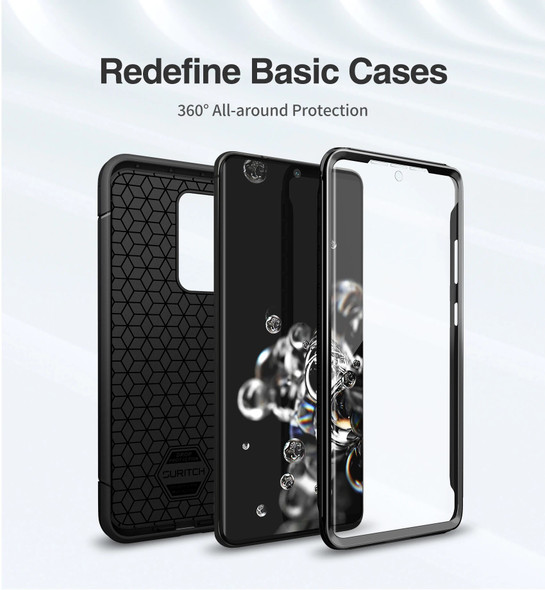 For Samsung Galaxy S20 Ultra Case Full-Body Heavy Duty Rugged Shockproof Protective Phone Cover with Built-in Screen Protector