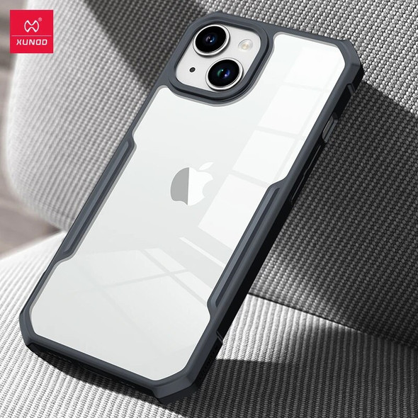 Xundd For iPhone 15 15 Plus + Case,Airbag Shockproof Shell,PC&TPU Back Transparent Phone Cover For iPhone 15 Plus +