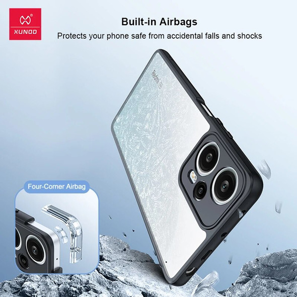 Xundd Back Clear Case For POCO F5 Airbag Shockproof Shell Soft PUT&TPU Camera Full Protective Thin Cover For POCO F5 Phone Case Xundd Back Clear Case For POCO F5 Airbag Shockproof Shell Soft PUT&TPU Camera Full Protective Thin Cover For POCO F5 Phone Case