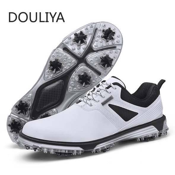 DOULIYA Waterproof Golf Shoes Men Comfortable Golf Sneakers Outdoor