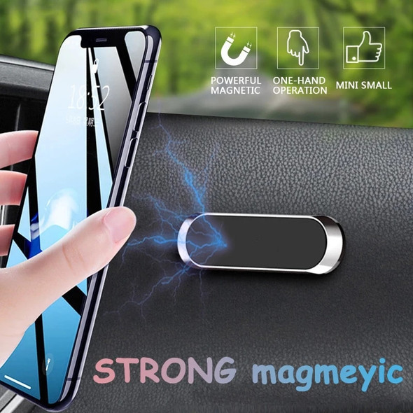 Strip Magnetic Holder Stand Magnet Cellphone Bracket Car Magnetic car phone Holder for iPhone 12 Pro Max Samsung xiaomi huawei