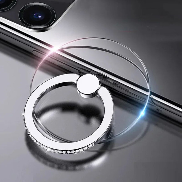 Cell Phone Ring Holder Stand Diamond Transparent Finger Grip Clear 360 Degree Rotation Kickstand Compatible iPhones Cell Phone Ring Holder Stand Diamond Transparent Finger Grip Clear 360 Degree Rotation Kickstand Compatible iPhones