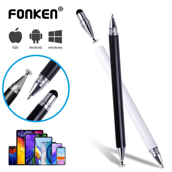 FONKEN Universal Stylus Pen Tablet Touch Pen 3 In1 Android Phone Pen for Xiaomi Samsung Iphone Smartphone Pen Drawing Pencil