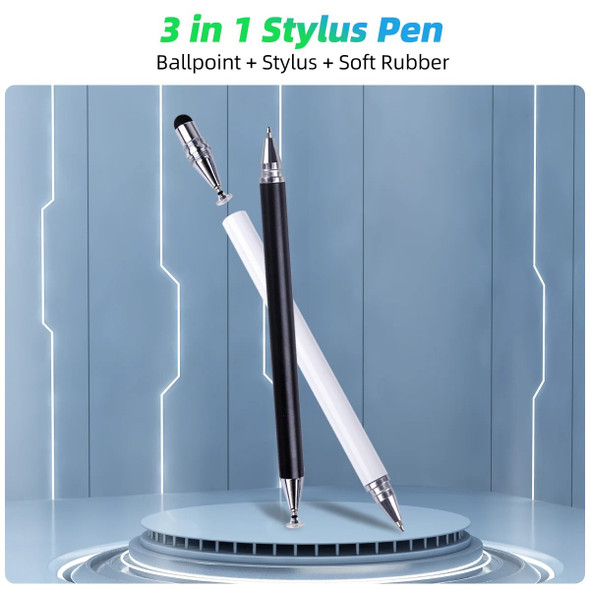 FONKEN Universal Stylus Pen Tablet Touch Pen 3 In1 Android Phone Pen for Xiaomi Samsung Iphone Smartphone Pen Drawing Pencil FONKEN Universal Stylus Pen Tablet Touch Pen 3 In1 Android Phone Pen for Xiaomi Samsung Iphone Smartphone Pen Drawing Pencil