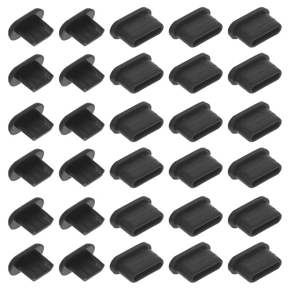 40pcs Anti Dust Plugs Compatible with Android Type-C Port on Smartphone