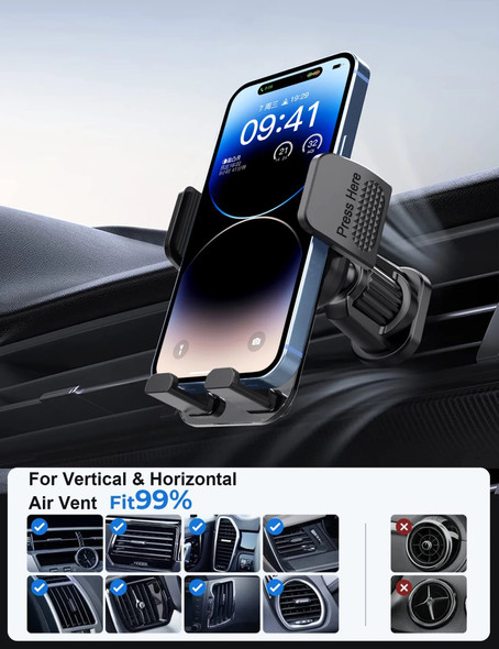 Car Phone Holder Sucker Universal Phone Holder Dashboard Windshield Vent Mobile Car Holder Clamp For iPhone Android Smartphones