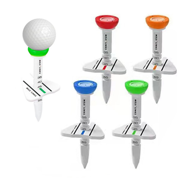Golf Double Tee New 4pcs/set Step Down Golf Ball Holder Plastic Golf