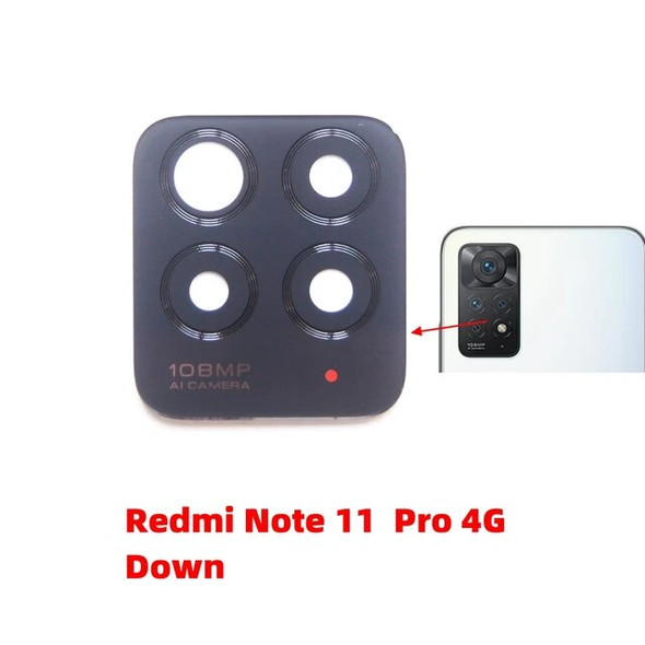Original Camera Lens Glass For Xiaomi Redmi Note 11 , 11S, 11 Pro 4G/5G Back Camera Glass Lens Smartphone Parts