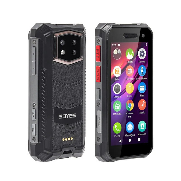 SOYES S10 Maxo Rugged 4G Mini Smartphone 3.5Inch Touch Screen Octa Core 6GB/8GB+256GB Android 10 Mobile Phone Face ID Unlock NFC