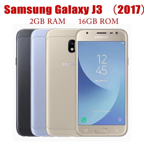 Original Samsung Galaxy J3 Pro 2017 J330 5.0 Inches 2GB RAM 16GB ROM LTE NO NFC 13MP Camera Dual SIM Mobile Unlocked Cell Phone
