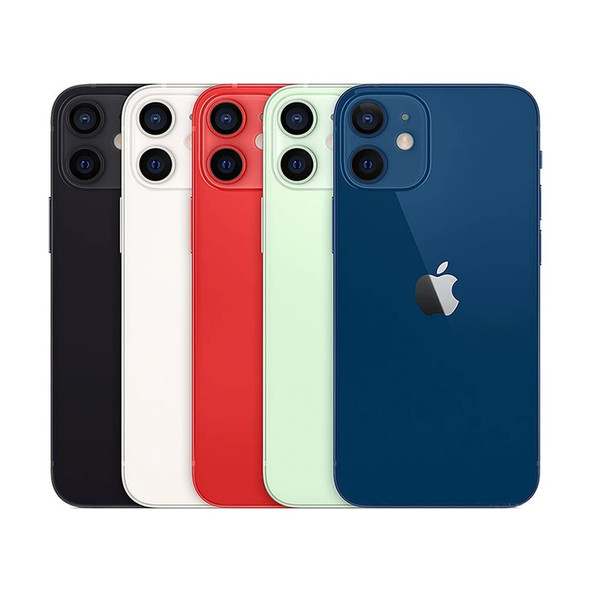 Used Apple iPhone 12 Mini 64GB/128GB ROM Unlocked Smartphone A14 Bionic Chip 5.4" Screen 12MP Dual Camera Face ID 5G Cell Phone