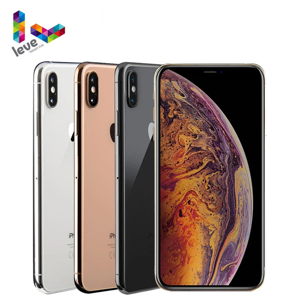 Apple iPhone XS Max A12 Bionic Mobile Phone 6.5inch 4GB RAM 64GB/256GB ROM Hexa Core 12MP NFC 4G LTE Original iOS Cellphone