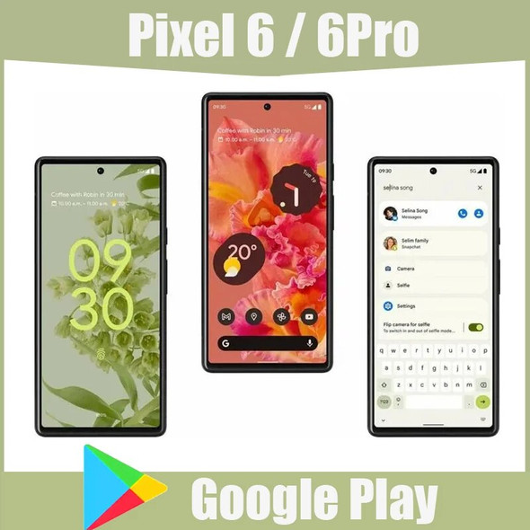 Google Pixel 6 6 Pro Smartphone Mobile Phone Google Tensor 50MP Camera Octa Core Andorid 12 30W