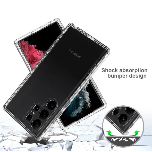 Transparent Gradient Rugged Armor Shockproof Case For Samsung Galaxy S22 S23 S24 Ultra S21 S20 FE S10 Note 9 10 20 Back Cover