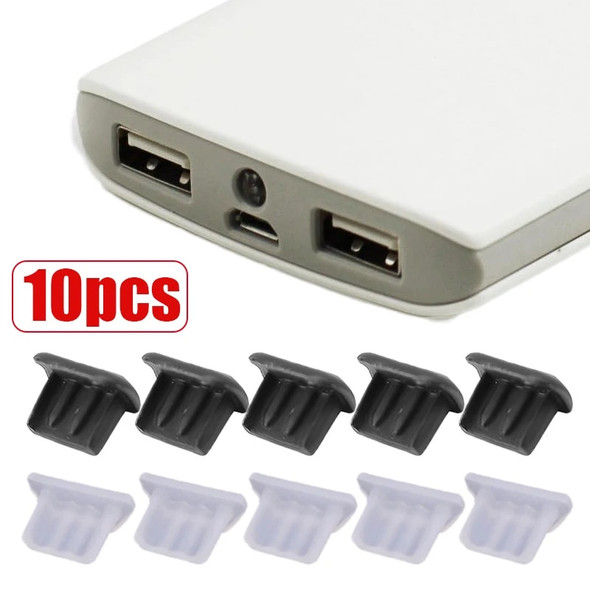 1-10pcs Silicone Micro USB Dust Plug Universal Android Charging Port Dustplugs Protector Cover for Xiaomi Samsung Dustproof Caps