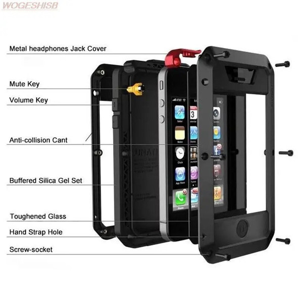 Armor Heavy Duty Protection Case for iPhone 7 8 Plus XR X Xs 11 12 13 Pro Max 14 15 Plus SE 360 Metal Tank Shockproof Cover Armor Heavy Duty Protection Case for iPhone 7 8 Plus XR X Xs 11 12 13 Pro Max 14 15 Plus SE 360 Metal Tank Shockproof Cover