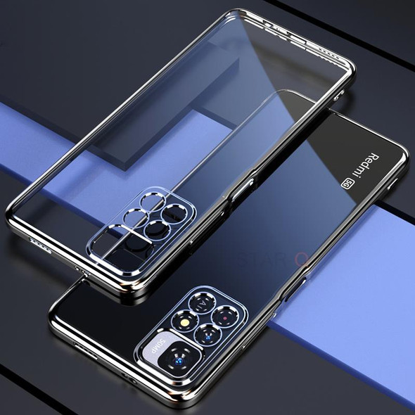 Luxury Plating Transparent Case For Xiaomi Redmi Note 10 11 Pro Plus 5g 9 8 Note11 11pro 4g Silicone Cover On Note11 S 10s 11s Luxury Plating Transparent Case For Xiaomi Redmi Note 10 11 Pro Plus 5g 9 8 Note11 11pro 4g Silicone Cover On Note11 S 10s 11s