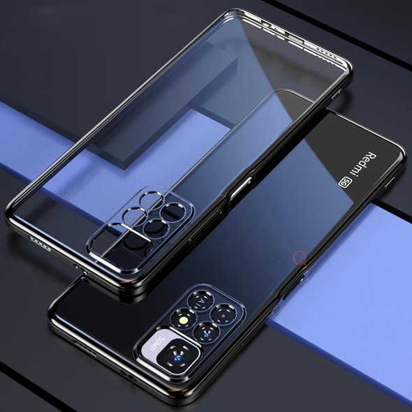 Luxury Plating Transparent Case For Xiaomi Redmi Note 10 11 Pro Plus 5g 9 8 Note11 11pro 4g Silicone Cover On Note11 S 10s 11s Luxury Plating Transparent Case For Xiaomi Redmi Note 10 11 Pro Plus 5g 9 8 Note11 11pro 4g Silicone Cover On Note11 S 10s 11s