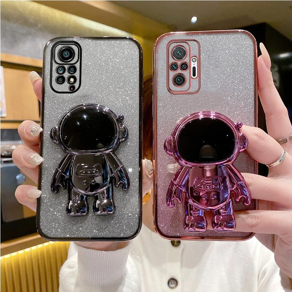 Note11 Gradual Astronaut Holder Case On For Xiaomi Redmi Note 11 Pro 4g 5g 11s 11t 11E 11proPlus 10 10s 9 8 7 Stand Cover Note13