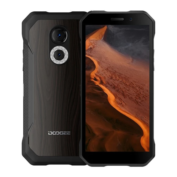 Doogee S61 PRO Rugged Phone Replaceable Back Case 6.0" IP68/IP69K Night Vision Camera 6+128GB 48MP Camera 5180mAh Smartphone