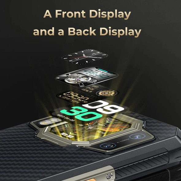 Oukitel WP30 Pro 5G Rugged Smartphone Android 13 12GB+512GB 11000mAh Mobile Phone 6.78" FHD+ 108MP 120W Super Fast Charge Global