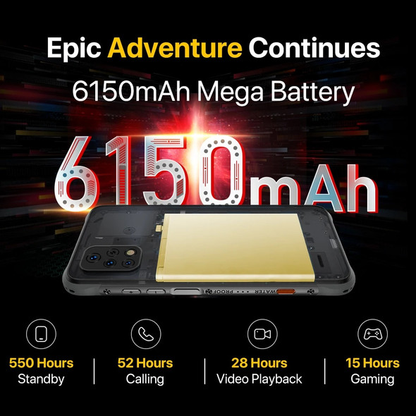 UMIDIGI BISON X10S X10G IP68/IP69K Waterproof Rugged Mobile Phones NFC 6.53" HD+ 4GB+64GB 6150mAh Battery Smartphone UMIDIGI BISON X10S X10G IP68/IP69K Waterproof Rugged Mobile Phones NFC 6.53" HD+ 4GB+64GB 6150mAh Battery Smartphone