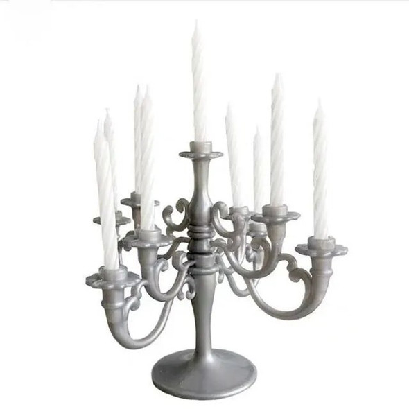 1Set Candle Holder Miniature Candles And Candlestick Birthday Party Cake Candle Holders Candlesticks For Candles Home Decoration