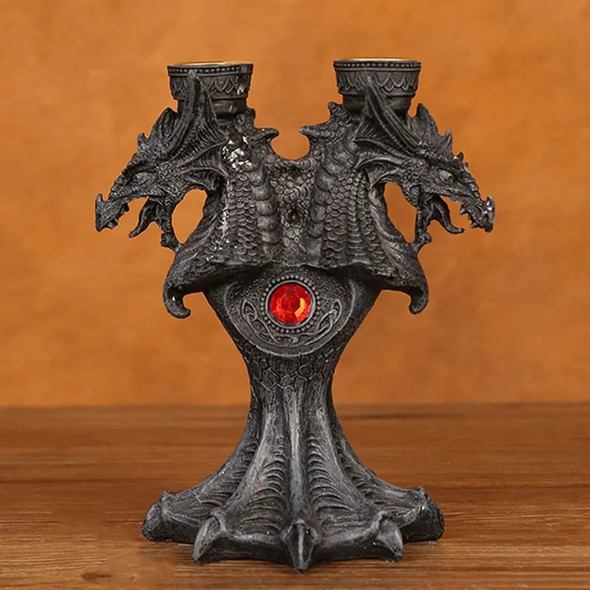 Resin Figurines Candlestick Halloween Medieval Dragon Altar Statue Sculpture Holder Stand 2 Pcs Candle Sticks Home Desk Decor Resin Figurines Candlestick Halloween Medieval Dragon Altar Statue Sculpture Holder Stand 2 Pcs Candle Sticks Home Desk Decor