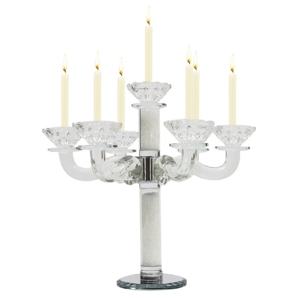 7 Candles Crystal Candle Holder Modern Candlestick for Home Wedding Party Christmas Decor