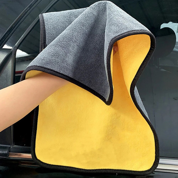 5/1Pcs Microfiber Cleaning Towel Thicken Absorbent Soft Drying Cloth Car Body Washing Rag Multi-purpose Household Cleaning Cloth