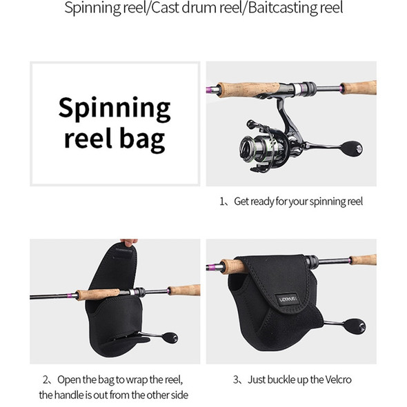 LINNHUE Portable Fishing Reel Bag Pouch Bag Waterproof Protective Case Cover For Spinning Reel Baitcasting Reel Drum Storage Bag LINNHUE Portable Fishing Reel Bag Pouch Bag Waterproof Protective Case Cover For Spinning Reel Baitcasting Reel Drum Storage Bag