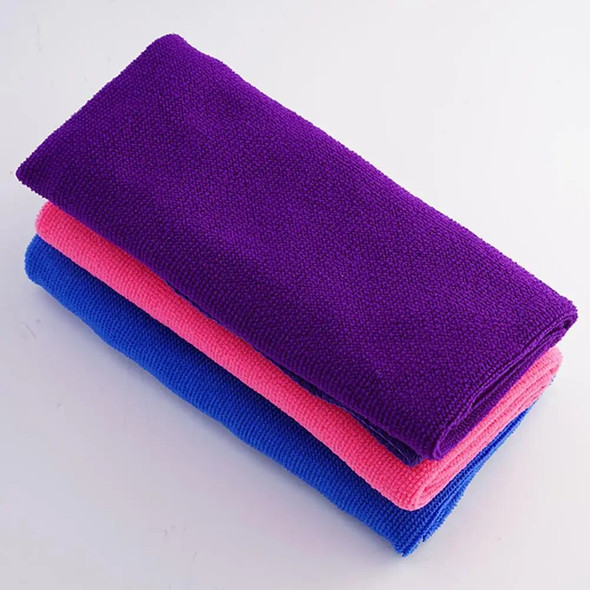 35x75CM Rectangular Face Towel Microfiber Towels Embossed Thick Soft Absorbent Ultrafine Fiber Towel Beach Bath Hair Dry Towel