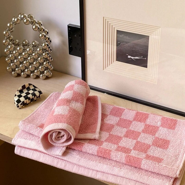 Checkerboard Cleaning Cloth Tea Towels Kitchen Plaid Dish Cotton Absorbent Cloths Dishcloth Handkerchief Lattice Towel